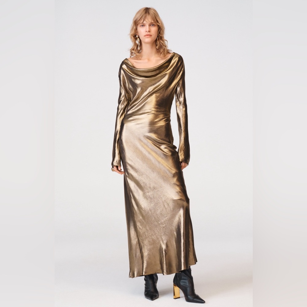 LIMITED EDITION NWT FW23 GOLD DRESS